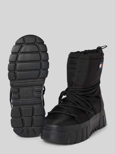 Peek & Cloppenburg Tommy JeansStiefel Mit Label-Patch Modell 'HYBRID BOOT' In Black
