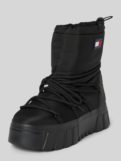 Peek & Cloppenburg Tommy JeansStiefel mit Label-Patch Modell 'HYBRID BOOT' in black