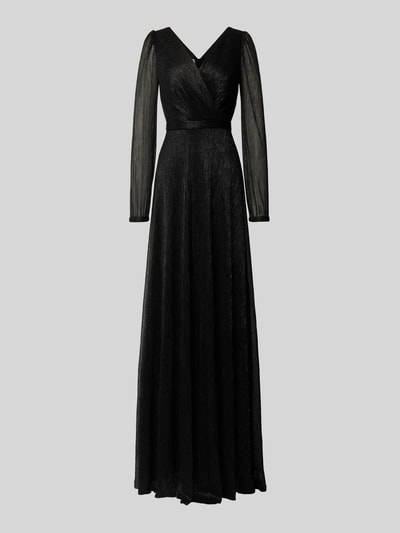 Peek & Cloppenburg TROYDEN COLLECTIONAbendkleid In Wickel-Optik In Black