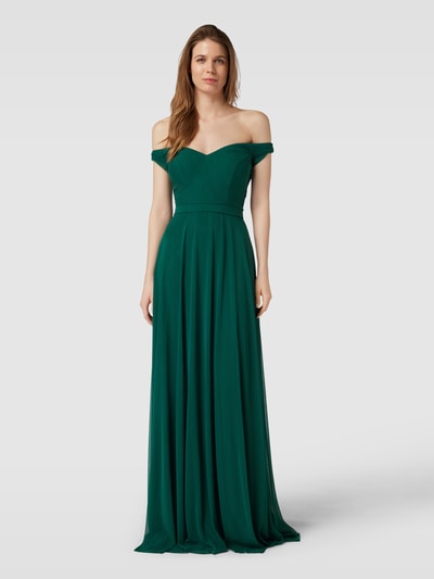 Peek & Cloppenburg TROYDEN COLLECTIONAbendkleid Mit Off-Shoulder-Look In Smaragd