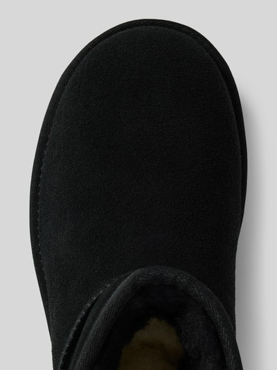 Peek & Cloppenburg UGGBoots Aus Leder Mit Plateausohle Modell 'CLASSIC ULTRA MINI' In Black