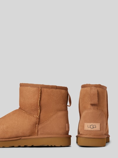 Peek & Cloppenburg UGGBoots Aus Leder Modell 'CLASSIC MINI' In Camel