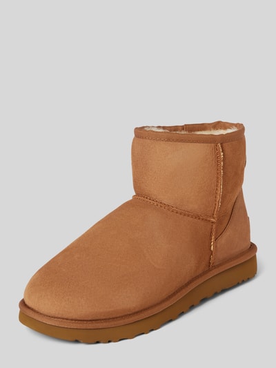 Peek & Cloppenburg UGGBoots aus Leder Modell 'CLASSIC MINI' in camel
