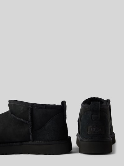 Peek & Cloppenburg UGGBoots Aus Leder Modell 'CLASSIC ULTRA MINI' In Black