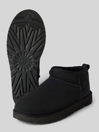 Peek & Cloppenburg UGGBoots Aus Leder Modell 'CLASSIC ULTRA MINI' In Black