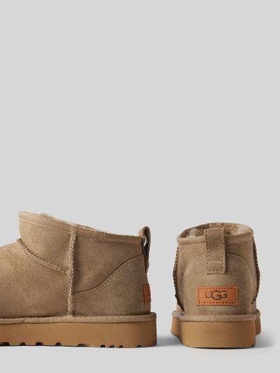 Peek & Cloppenburg UGGBoots Aus Leder Modell 'CLASSIC ULTRA MINI' In Camel
