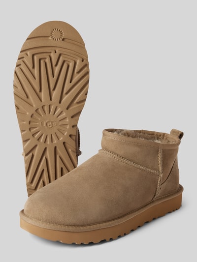 Peek & Cloppenburg UGGBoots Aus Leder Modell 'CLASSIC ULTRA MINI' In Camel