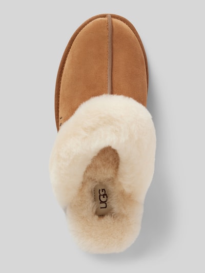 Peek & Cloppenburg UGGHausschuhe Aus Leder Modell 'SCUFFETTE II' In Camel