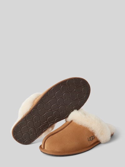 Peek & Cloppenburg UGGHausschuhe Aus Leder Modell 'SCUFFETTE II' In Camel