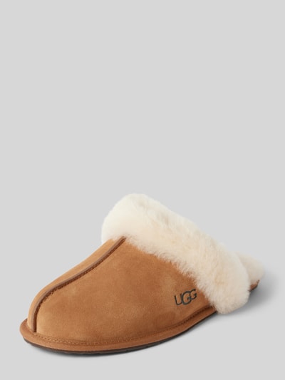 Peek & Cloppenburg UGGHausschuhe aus Leder Modell 'SCUFFETTE II' in camel
