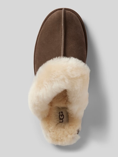 Peek & Cloppenburg UGGHausschuhe Aus Leder Modell 'SCUFFETTE II' In Dunkelbraun
