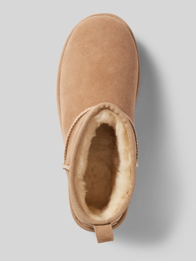 Peek & Cloppenburg UGGLederstiefel Mit Ziernaht Modell ' CLASSIC ULTRA MINI' In Sand