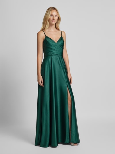 Peek & Cloppenburg UniqueAbendkleid mit tiefem Herz-Ausschnitt in smaragd