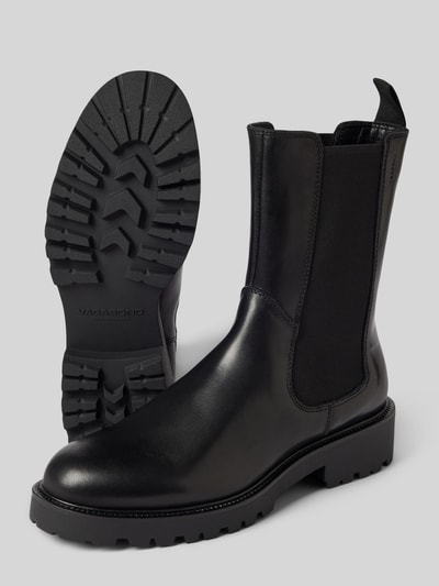 Peek & Cloppenburg VagabondChelsea Boots Aus Rindsleder Mit Teilungsnähten Modell 'KENOVA' In Black