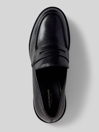 Peek & Cloppenburg VagabondPenny-Loafer Aus Leder Mit Schaftbrücke Modell 'KENOVA' In Black