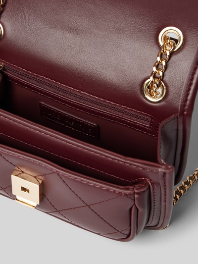 Peek & Cloppenburg VALENTINO BAGSCrossbody Bag Mit Label-Detail Modell 'MANSION' In Bordeaux