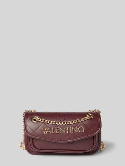 Peek & Cloppenburg VALENTINO BAGSCrossbody Bag Mit Label-Detail Modell 'MANSION' In Bordeaux