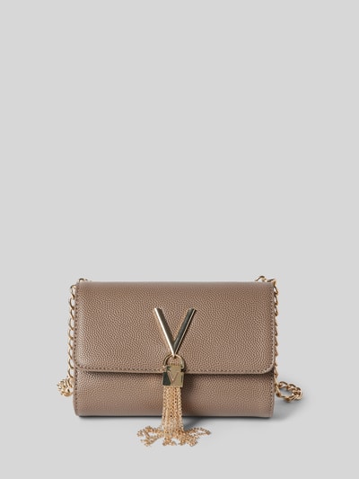 Peek & Cloppenburg VALENTINO BAGSHandtasche mit Label-Applikation Modell 'DIVINA' in taupe