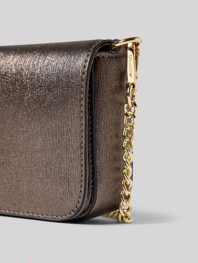 Peek & Cloppenburg VALENTINO BAGSHandtasche Mit Label-Detail Modell 'MATERIA' In Silber