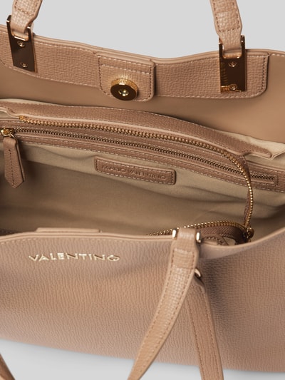 Peek & Cloppenburg VALENTINO BAGSHandtasche Mit Label-Print Modell 'STEREO' In Beige