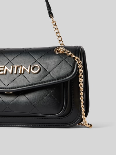 Peek & Cloppenburg VALENTINO BAGSHandtasche Mit Steppnähten Und Label-Applikation Modell 'MANSION' In Black