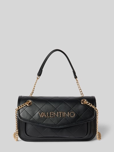 Peek & Cloppenburg VALENTINO BAGSHandtasche mit Steppnähten und Label-Applikation Modell 'MANSION' in black