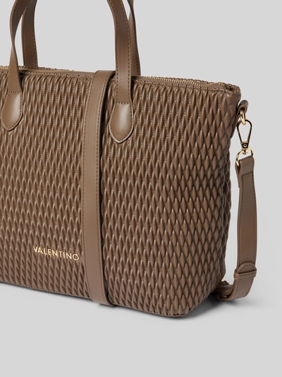 Peek & Cloppenburg VALENTINO BAGSHandtasche Mit Strukturmuster Modell 'FREQUENCY' In Taupe