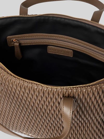 Peek & Cloppenburg VALENTINO BAGSHandtasche Mit Strukturmuster Modell 'FREQUENCY' In Taupe