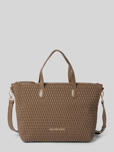 Peek & Cloppenburg VALENTINO BAGSHandtasche Mit Strukturmuster Modell 'FREQUENCY' In Taupe