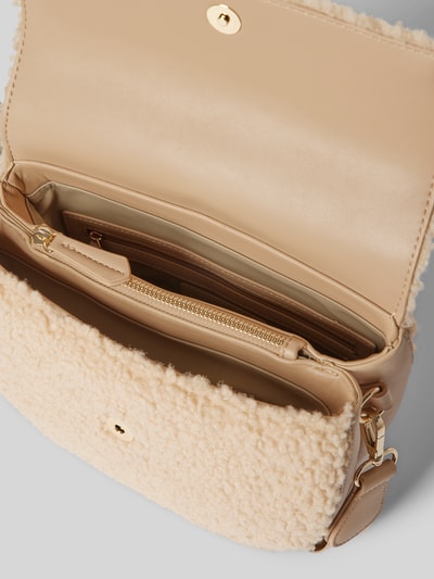 Peek & Cloppenburg VALENTINO BAGSHandtasche Mit Teddyfell Und Label-Applikation Modell 'SPECIAL' In Beige