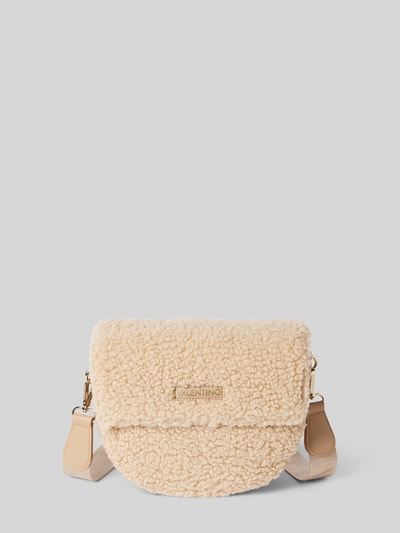 Peek & Cloppenburg VALENTINO BAGSHandtasche mit Teddyfell und Label-Applikation Modell 'SPECIAL' in beige