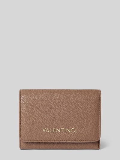 Peek & Cloppenburg VALENTINO BAGSPortemonnaie mit Label-Detail Modell 'BRIXTON' in taupe