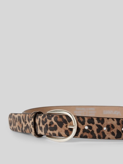 Peek & Cloppenburg VanzettiGürtel Aus Leder Mit Dornschließe In Mittelbraun