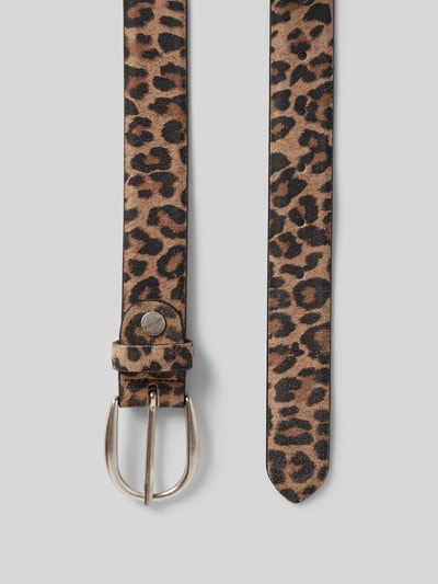 Peek & Cloppenburg VanzettiGürtel Aus Leder Mit Dornschließe In Mittelbraun