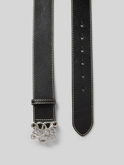Peek & Cloppenburg VanzettiLedergürtel Mit Applikation In Black