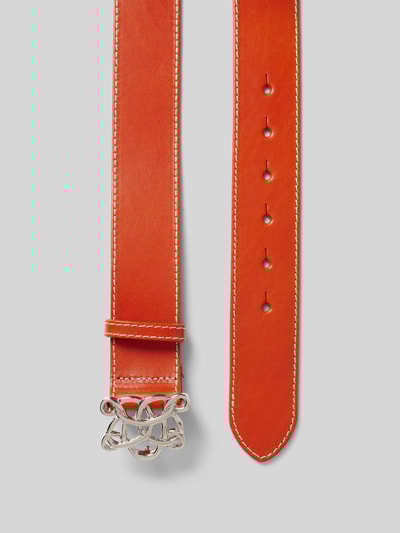Peek & Cloppenburg VanzettiLedergürtel Mit Applikation In Orange