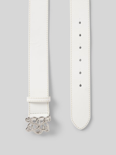 Peek & Cloppenburg VanzettiLedergürtel Mit Applikation In Weiss