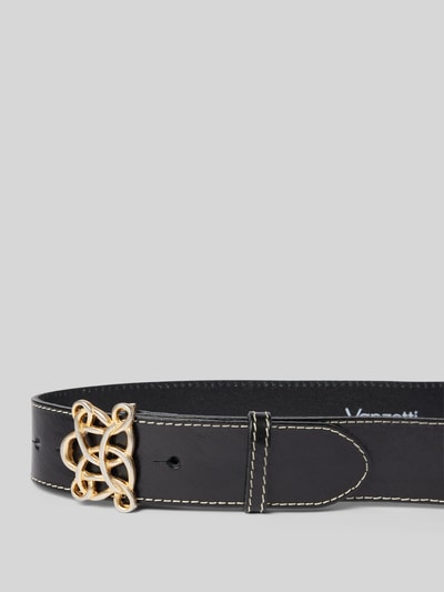 Peek & Cloppenburg VanzettiLedergürtel Mit Pinschließe In Black