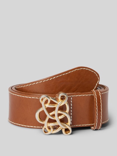 Peek & Cloppenburg VanzettiLedergürtel mit Pinschließe in dunkelbraun
