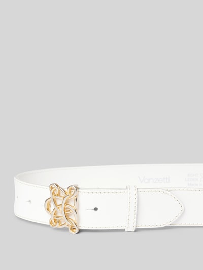 Peek & Cloppenburg VanzettiLedergürtel Mit Pinschließe In Weiss