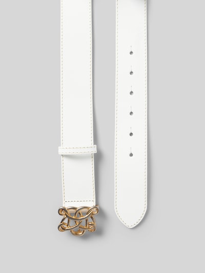 Peek & Cloppenburg VanzettiLedergürtel Mit Pinschließe In Weiss