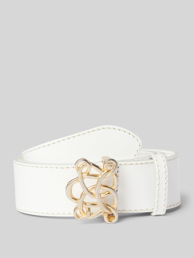 Peek & Cloppenburg VanzettiLedergürtel mit Pinschließe in weiss