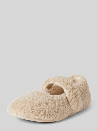 Peek & Cloppenburg VerbenasBallerinas mit Teddyfell Modell 'YINA CURLY' in beige