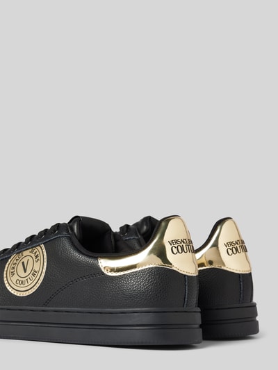 Peek & Cloppenburg Versace Jeans CoutureLedersneaker Mit Label-Details Modell 'FONDO COURT' In Black