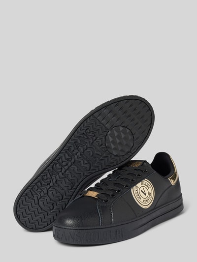 Peek & Cloppenburg Versace Jeans CoutureLedersneaker Mit Label-Details Modell 'FONDO COURT' In Black