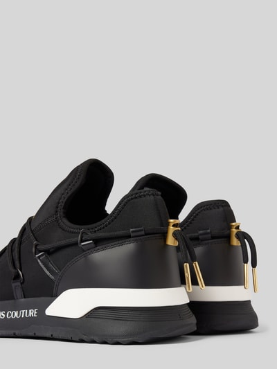 Peek & Cloppenburg Versace Jeans CoutureSlip-on-Sneaker Mit Label-Statement Modell 'FONDO DYNAMIC' In Black