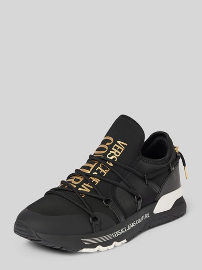 Peek & Cloppenburg Versace Jeans CoutureSlip-on-Sneaker Mit Label-Statement Modell 'FONDO DYNAMIC' In Black