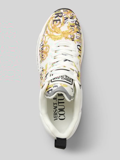 Peek & Cloppenburg Versace Jeans CoutureSneaker Mit Label-Motiv-Print Modell 'FONDO DYNAMIC' In Weiss