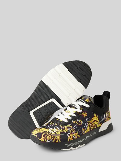 Peek & Cloppenburg Versace Jeans CoutureSneaker Mit Label-Motiv-Print Modell 'FONDO DYNAMIC' In Black