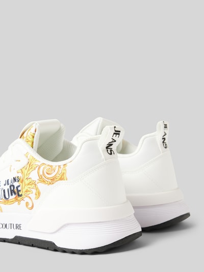 Peek & Cloppenburg Versace Jeans CoutureSneaker Mit Label-Motiv-Print Modell 'FONDO DYNAMIC' In Weiss